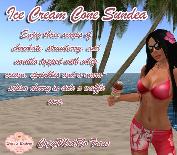 ~*SB's*~ Ice Cream Cone Sundea