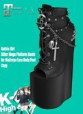 KO-H Gothic Girl Killer Mega Platform Boots Maitreya
