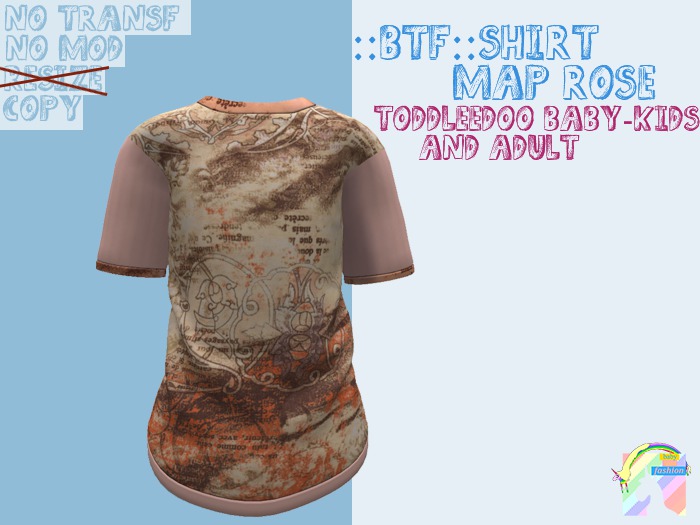 ::BTF::Shirt MAP ROSE