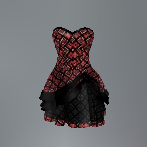 Gothic Diamonds Mesh Dress box
