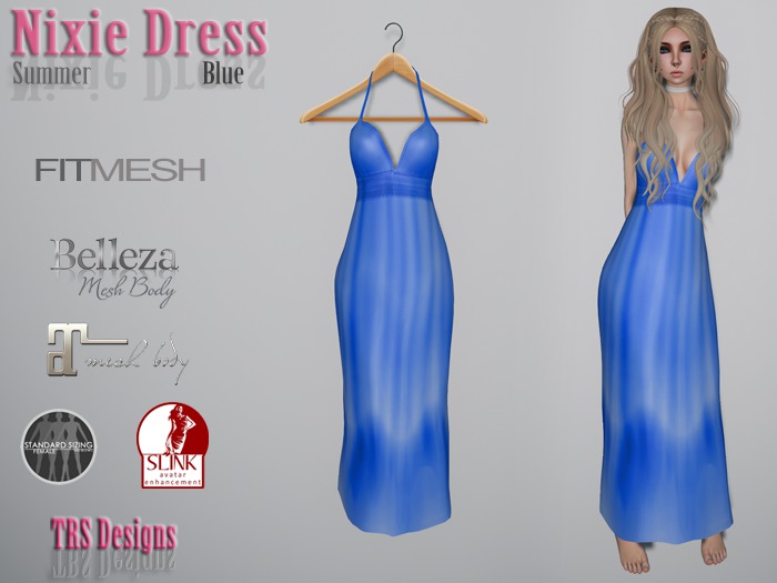 Nixie Dress Summer Blue