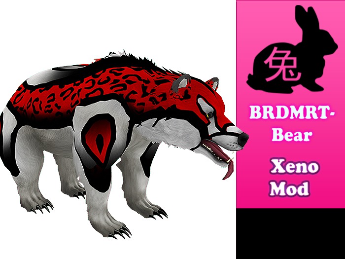 BRDMRT- Bear  Xeno Red