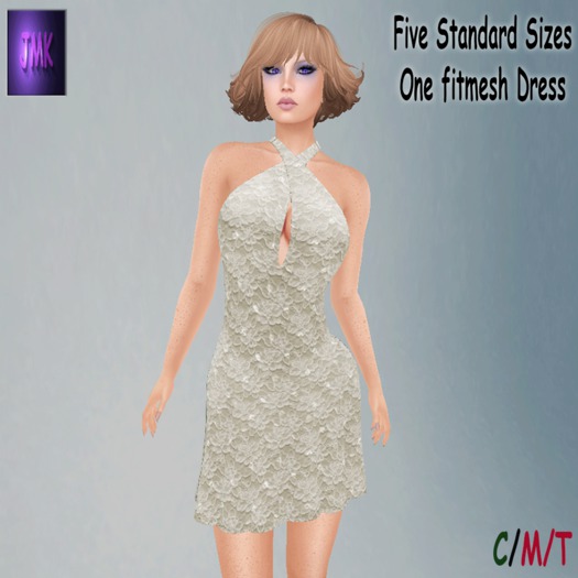 ~JMK~Creme Summer dress (B)