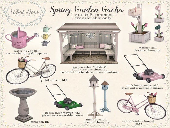 {what next} Spring Garden Arbor (boxed) RARE