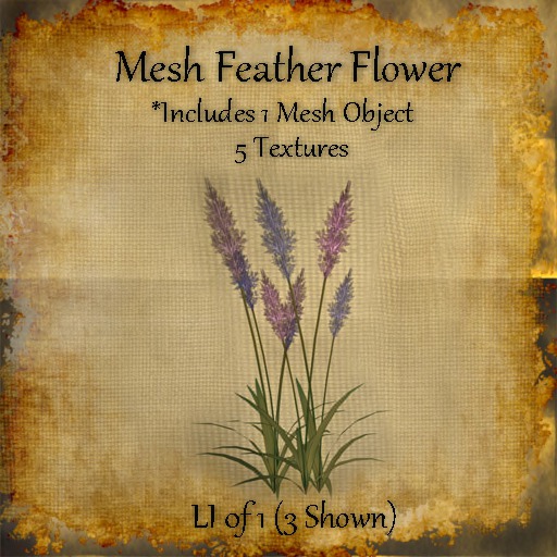 Bad Katz Mesh Feather Flower