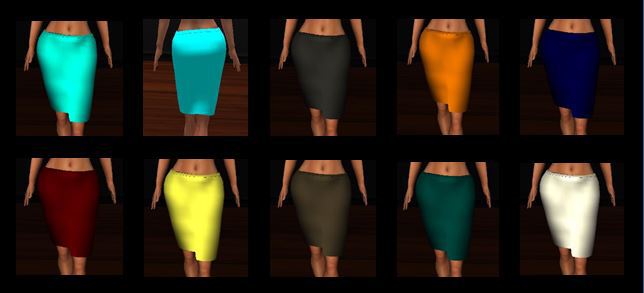 [FCD Basics] Mesh Pencil Skirt - 9 colours