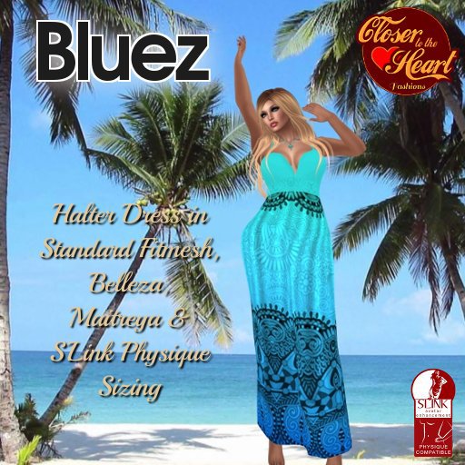 Bluez Halter Dress***