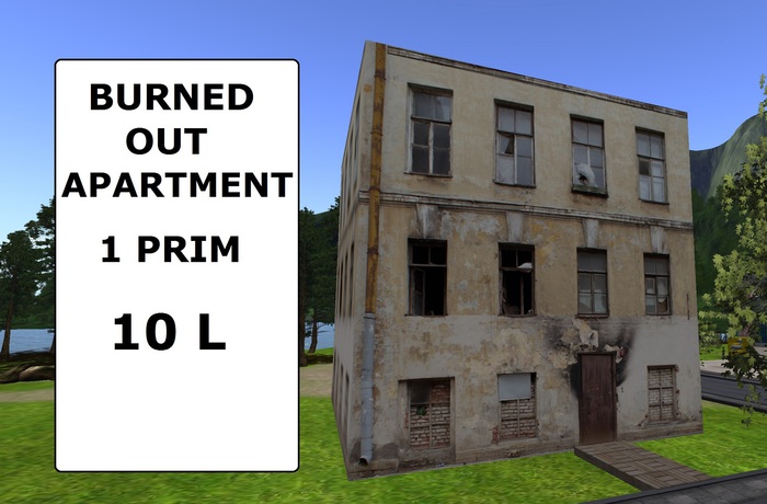 MSC BURNED OUT APARTMENT BUILDING