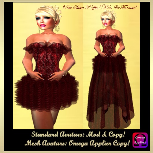 Red Satin Ruffles!