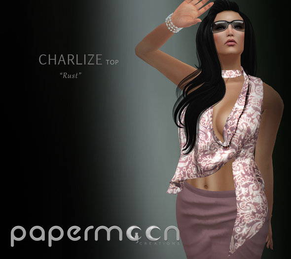 PaperMoon- CHARLIZE TOP - Rust