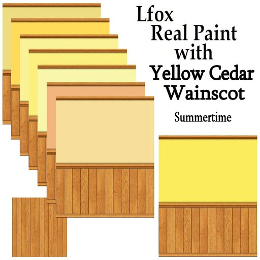 lfox Yellow Cedar Wainscot - Summertime