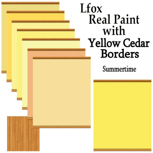lfox Yellow Cedar Borders - Summertime