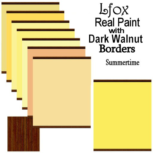 lfox Dark Walnut Borders - Summertime