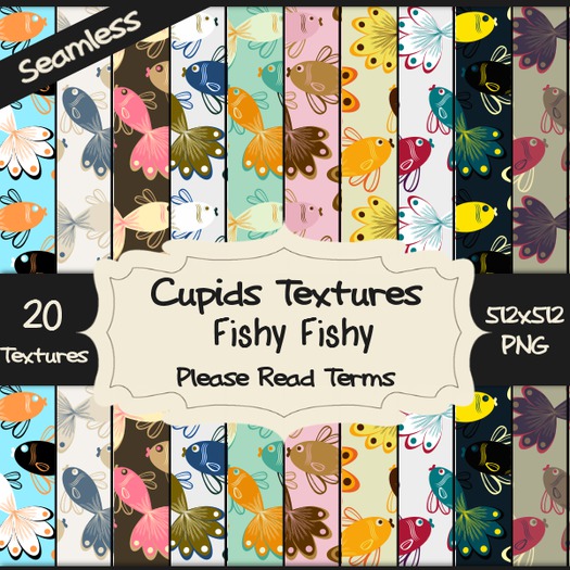 *Cupids Textures * 20 FISHY FISHY
