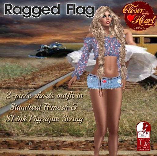 Ragged Flag Shorts Set***