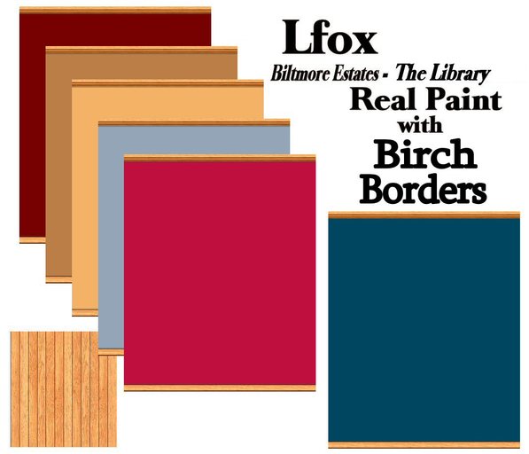 lfox Birch Borders - The Library