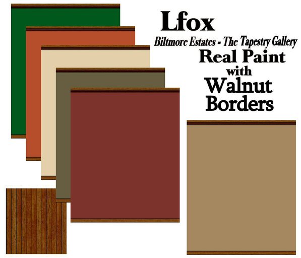 lfox Walnut Borders - Tapestry Gallery