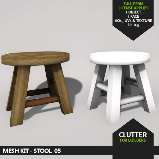 CLUTTER - Mesh Kit - Stool 05
