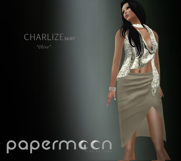 PaperMoon- CHARLIZE SKIRT- Olive
