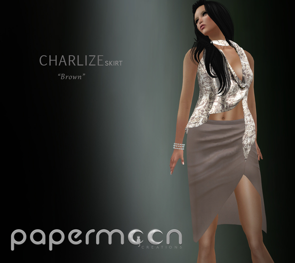 PaperMoon- CHARLIZE SKIRT- Brown