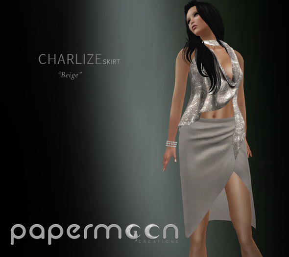 PaperMoon- CHARLIZE SKIRT- Beige