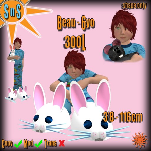 Beau - 6yo Boy Shape 