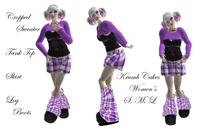 (K*C) Womens Krumb Outfit Boxed