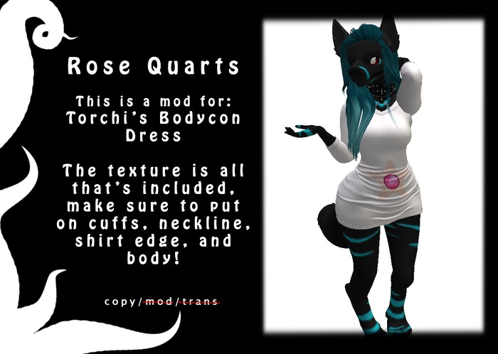 Bodycon Dress Mod : Rose : [Tentacle Experimentz]