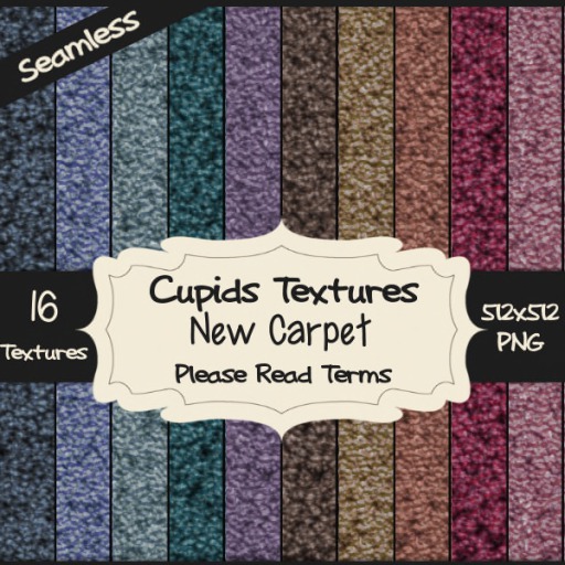 *Cupids Textures * 16 NEW CARPET