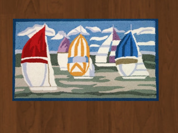 Sail Boats Door Mat