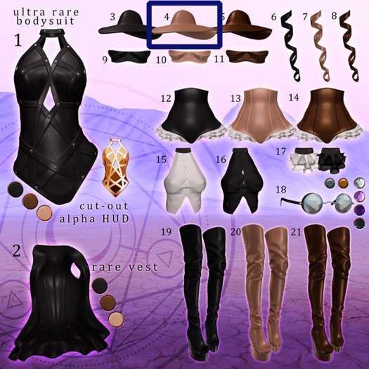 Moon Elixir - Coven - 4 - Hat - Dusty Rose