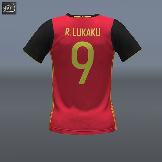 BELGIUM 2016, Lukaku 9 (MESH) boxed