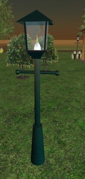 Victorian street lamp