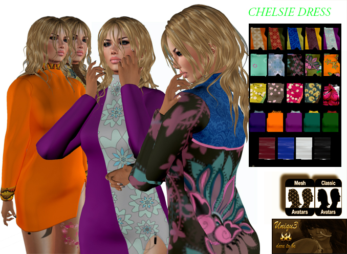 Uni-qu3 CHELSIE DRESS HUD