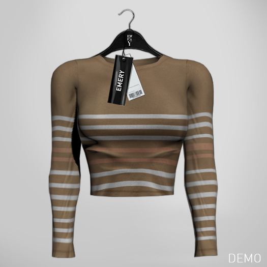 Emery Apache Striped Top Latte