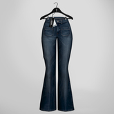 Emery Ambrosio Flared Jeans Dark Blue