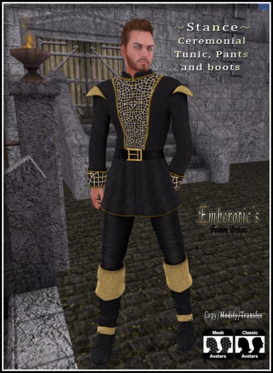 ~▓▒ ~ Royal Tunic Black ~ ▒▓█ ~