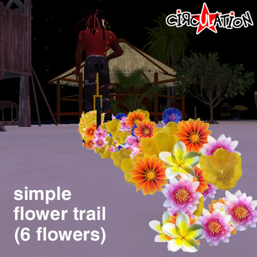 Flower Trail behind you
