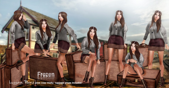 Frozen - Luggage Poses