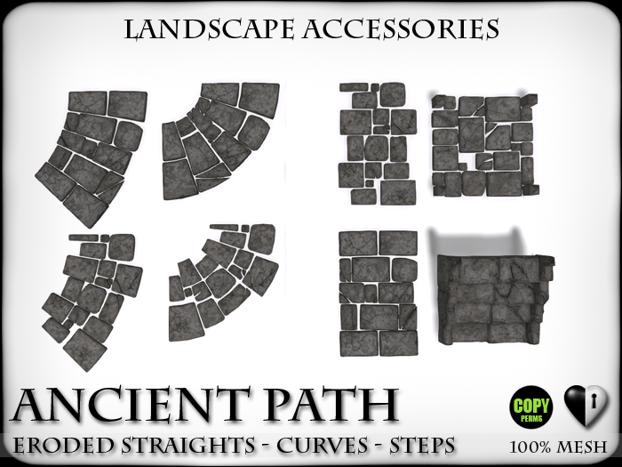 Pathway - Ancient Stone Pathway - UNDECORATED