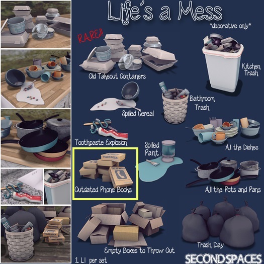 Second Spaces - Life's a Mess - Outdated Phone Books