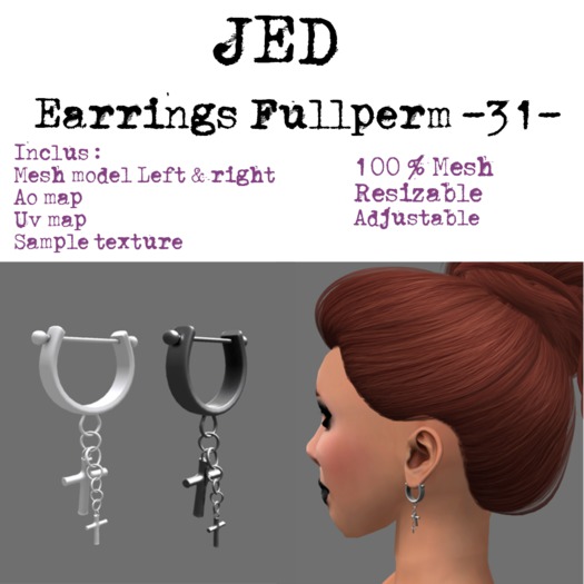 Earrings Fullperm -31-