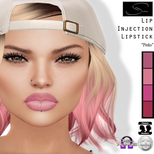 [Stellar] Lip Injection Lipstick "Pinks"