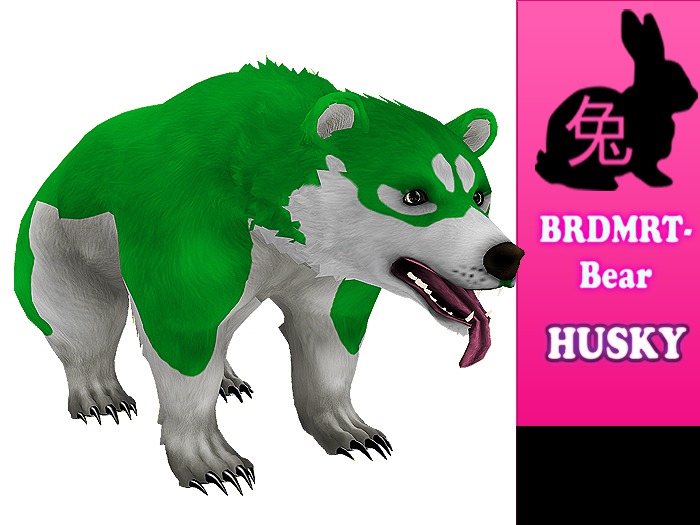 BRDMRT- Bear  Husky Green