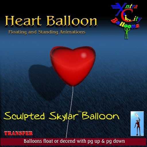 Heart Balloon - Red - Transfer - Xntra City Balloons