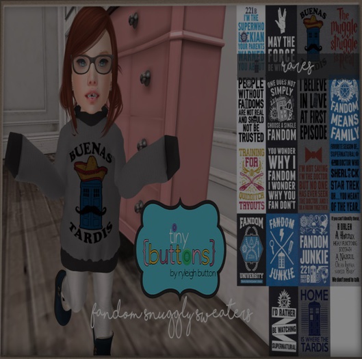 {tb.} Fandom Snuggly Sweaters Fandom Junkie {B}