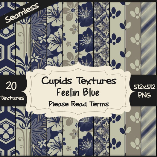 *Cupids Textures * 20 FEELIN BLUE
