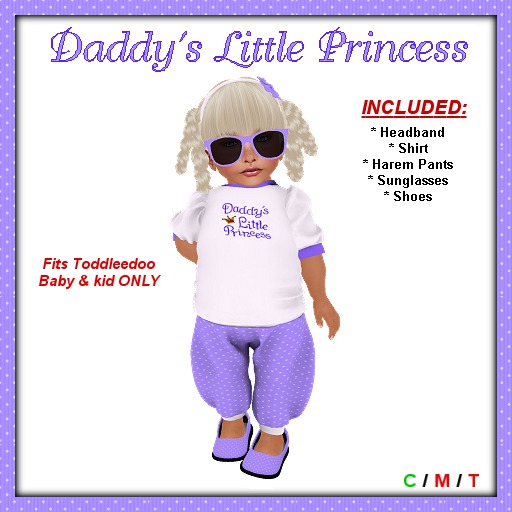 *TD* Purple Daddys Princess Outfit {Bagged}
