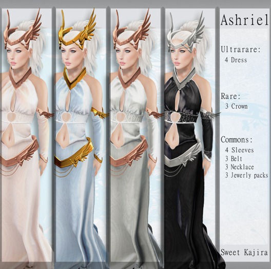 *Sweet Kajira*Ashriel Gold Belt (BOX)