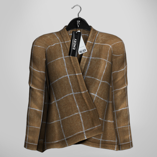 Emery Madeon Checked Jacket Latte